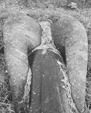 Fallen angel, St Margaret's churchyard, Prestwich, Manchester