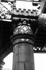Railway bridge column, Castlefield, Manchester
