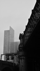 Beetham Tower and railway bridge, Castlefield