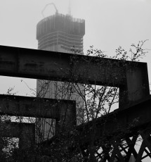 Foggy tower from Castlefield NT