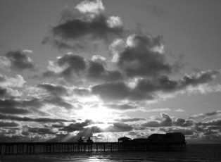 Sunset at Blackpool