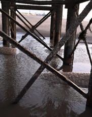 Water reflections, Central Pier, Blackpool