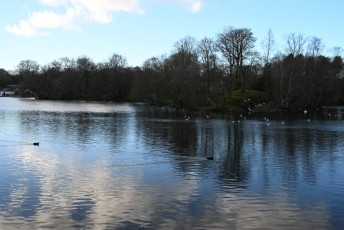 Boating lake, Heaton Park, Manchester