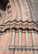 Richly decorated doorway, Prince's Road Synagogue, Toxteth, Liverpool