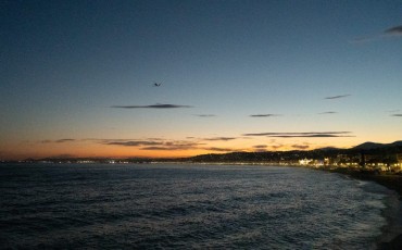 Nice at sunset, France