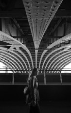 Underneath Blackfriar's Bridge, London