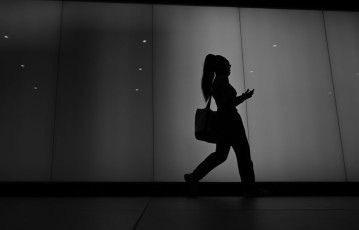 Light tunnel, London