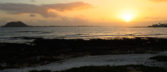 Sunrise in Corralejo, Fuerteventura
