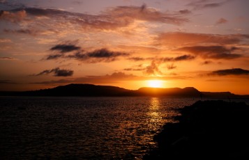 Sunrise at Lyme Regis