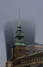 Foggy City of London
