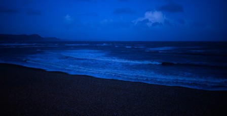 Blue hour, Lyme Regis, Dorset