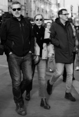 Cool couple, Piccadilly Circus, London