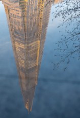 Shard reflection, London