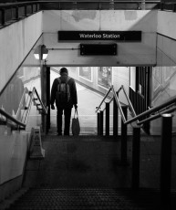 Lone traveller, Waterloo